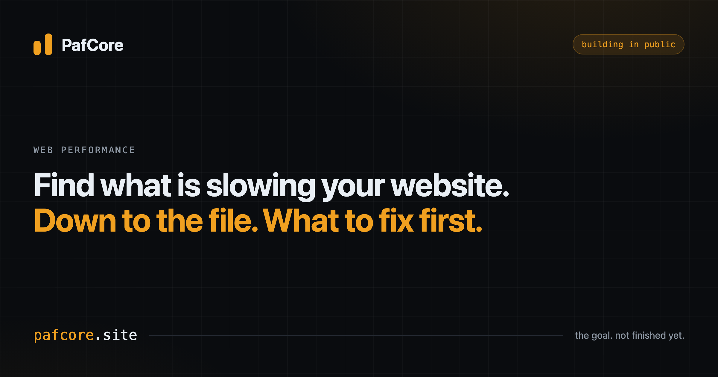 Pafcore — slide 1 of 1